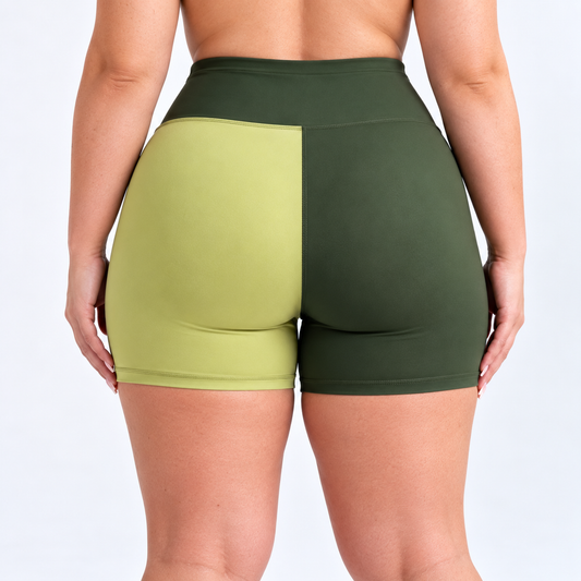 Vivid Shorts - Jungle Femme Green