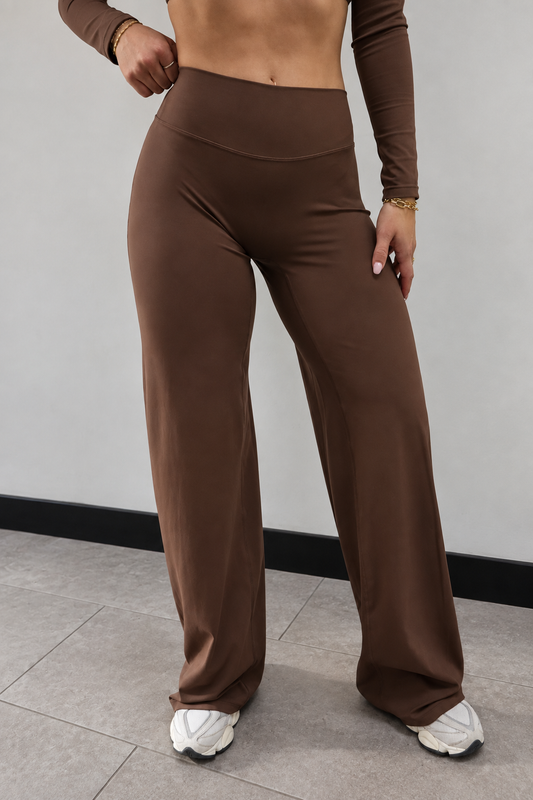 FLUX Flared Leggings - Mocha Brown