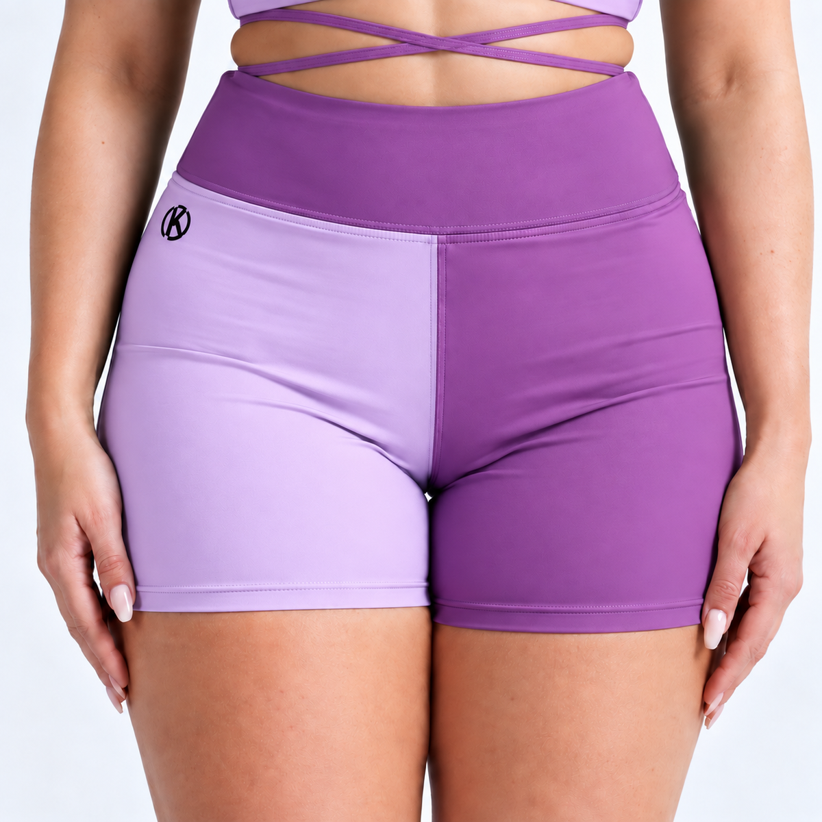 VIVID Bra + Shorts Set - Ultraviolet Crush Purple