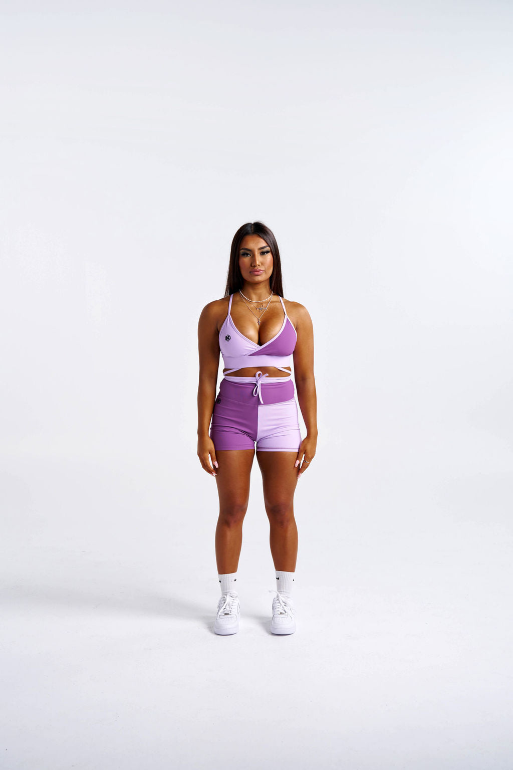 VIVID Bra + Shorts Set - Ultraviolet Crush Purple