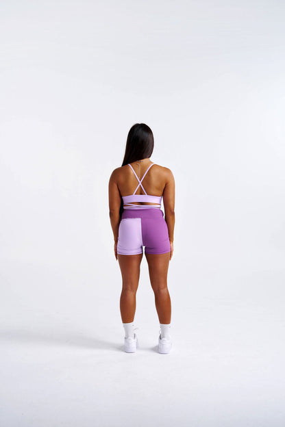 VIVID Bra + Shorts Set - Ultraviolet Crush Purple