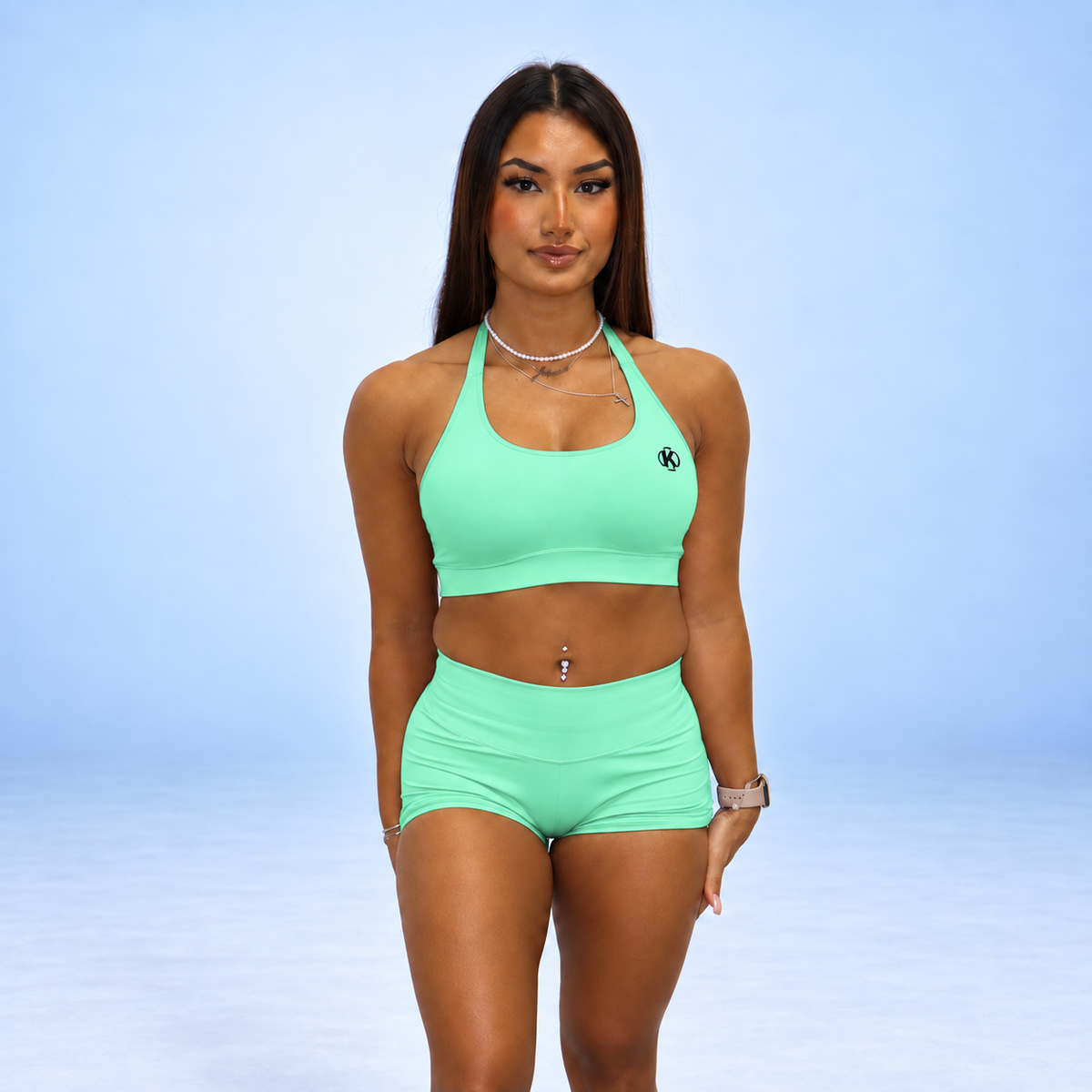 SYNQ Bra + Sculpt Shorts Set - Volt Green