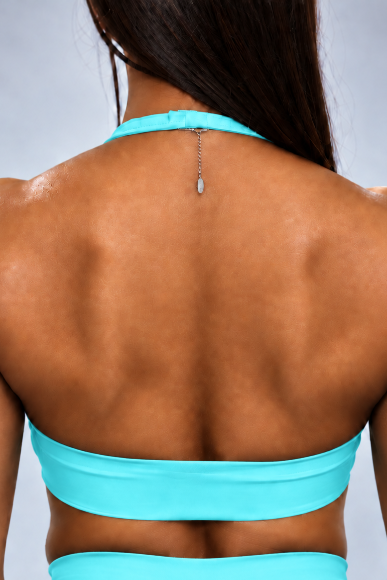 SYNQ Seamless Sports Bra - Aqua Teal