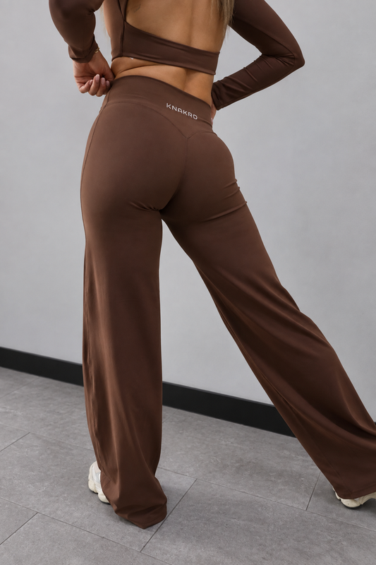 FLUX Flared Leggings - Mocha Brown