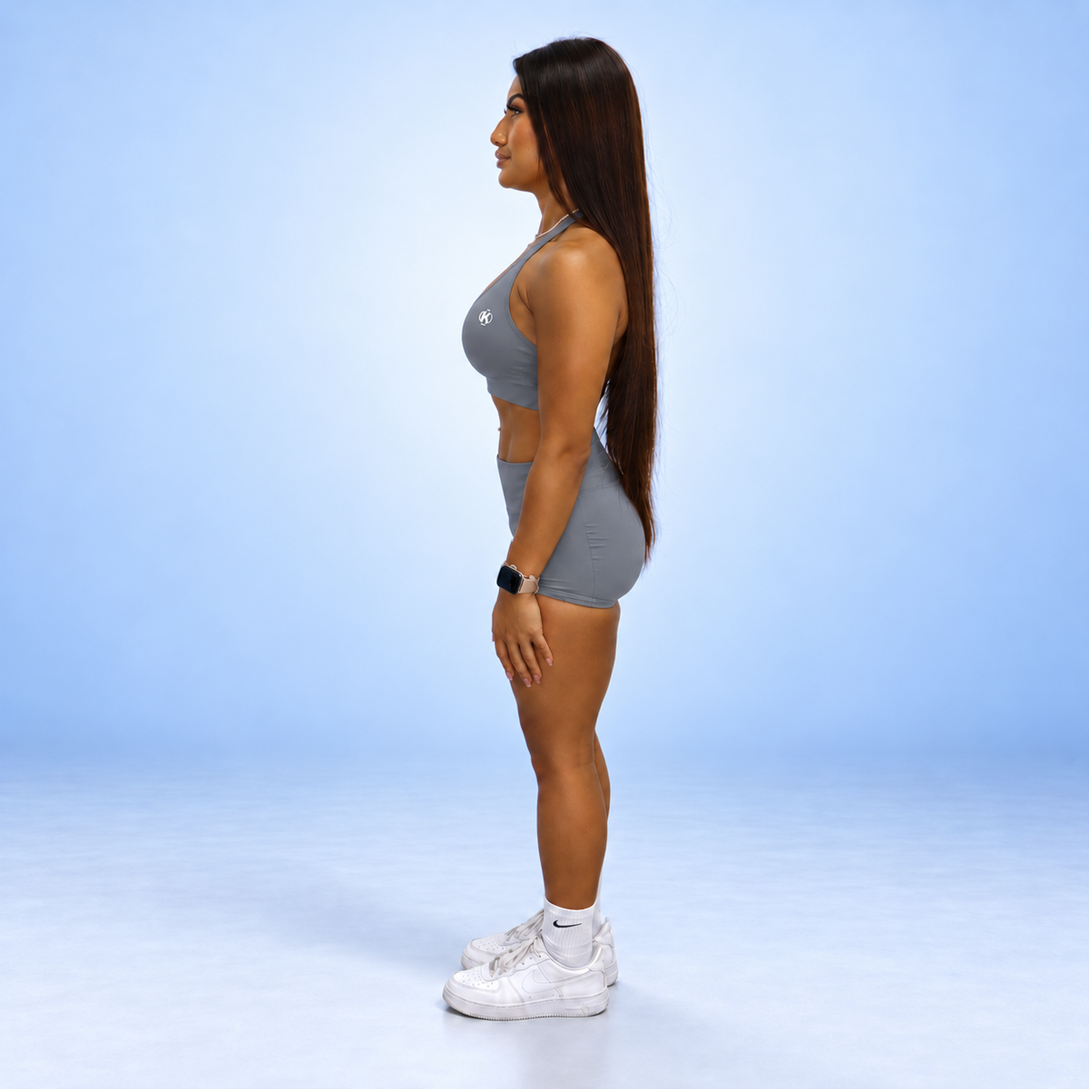 SYNQ Seamless Sports Bra - Drift Grey