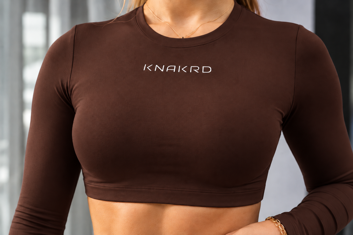 FLUX Backless Long Sleeve Crop Top - FLUX Backless Long Sleeve Crop Top