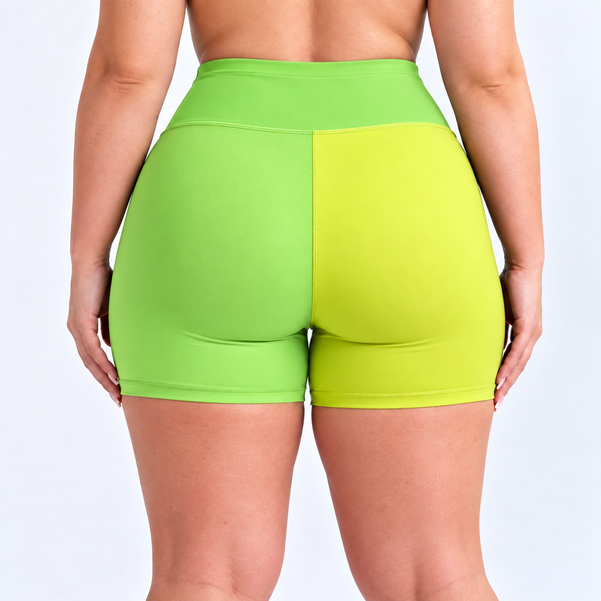 VIVID Bra + Shorts Set - Toxic Temptation Green