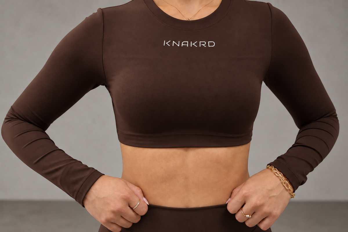 FLUX Backless Long Sleeve Crop Top - FLUX Backless Long Sleeve Crop Top