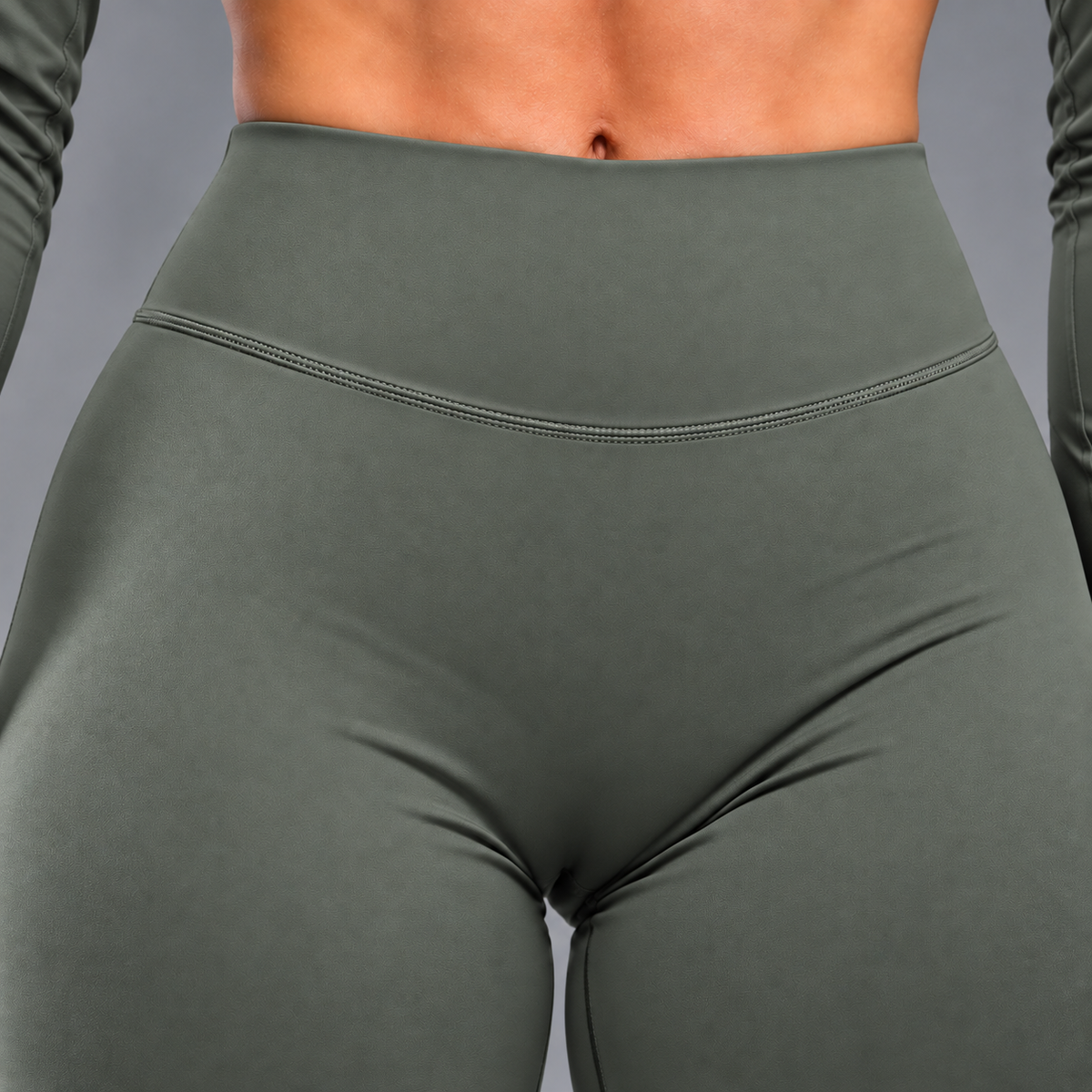 FLUX Zip Jacket & Leggings Set - Matcha Green