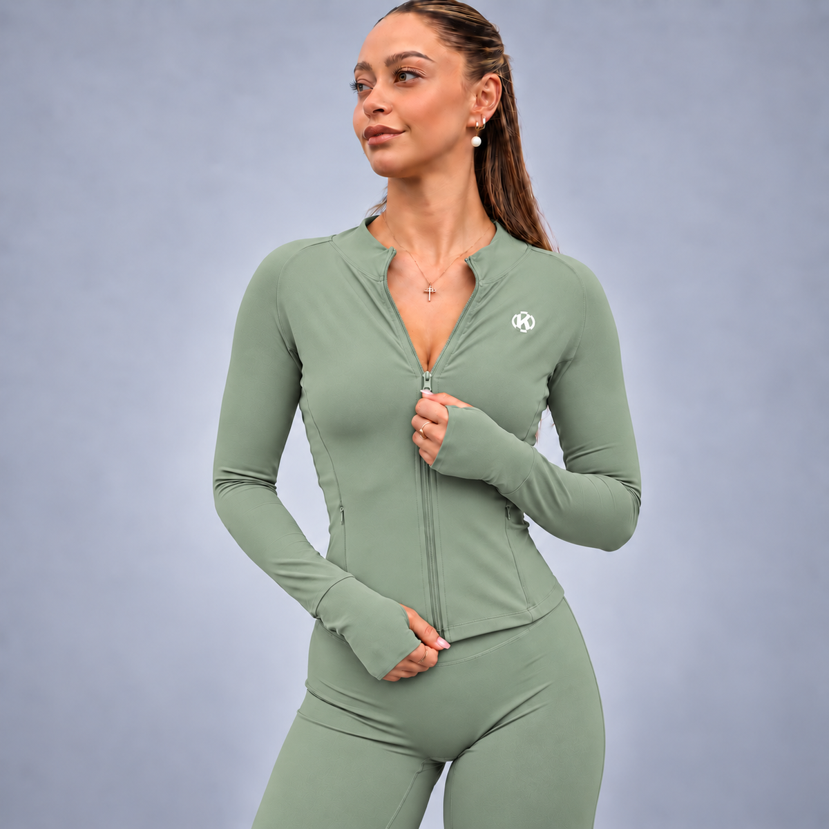 FLUX Fitted Zip Gym Jacket - FLUX Fitted Zip Gym Jacket