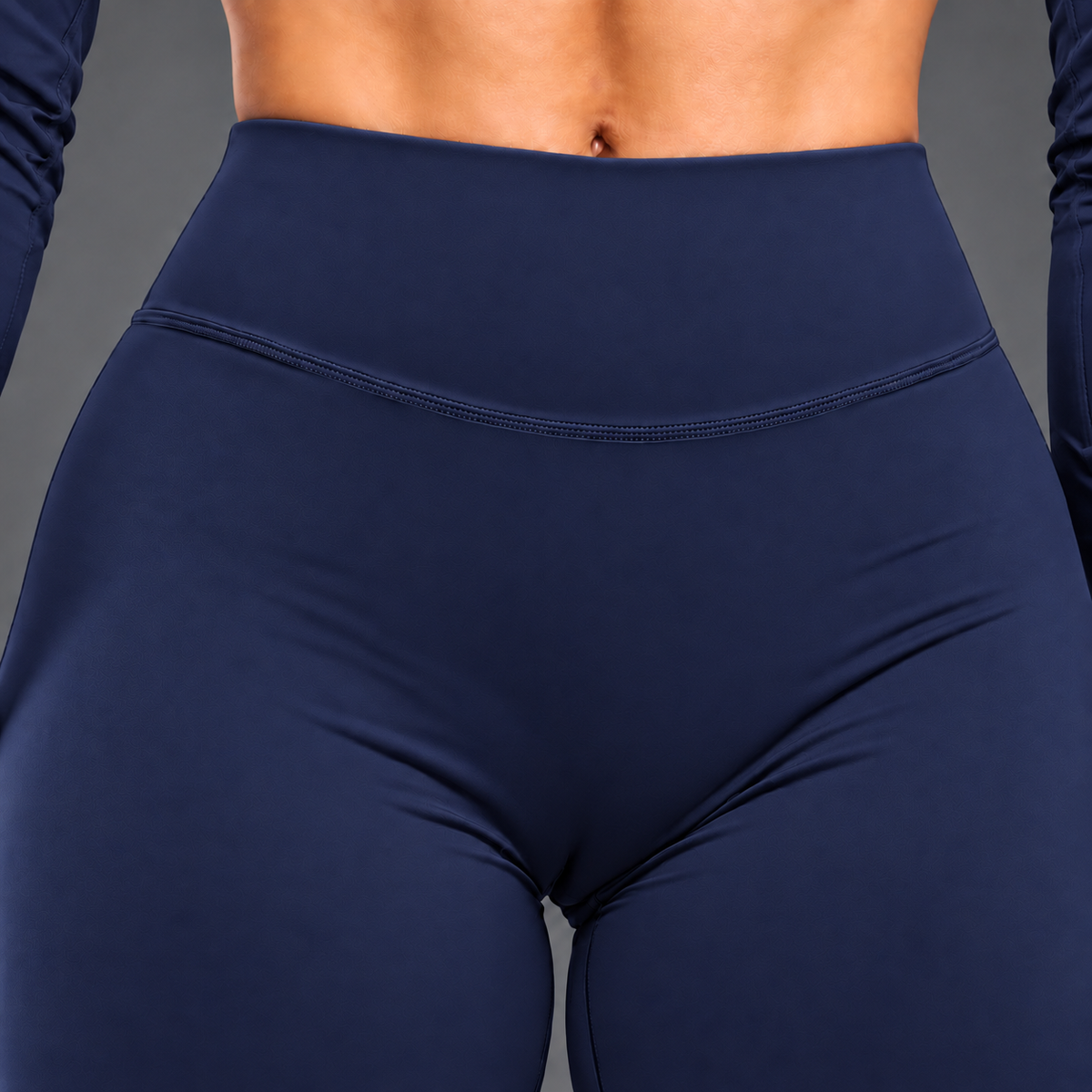 FLUX Long Sleeve & Flared Leggings Set - Marine Navy
