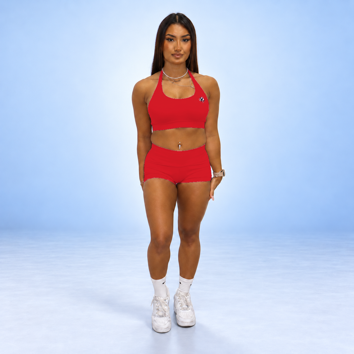 SYNQ Seamless Sports Bra - Crimson Red